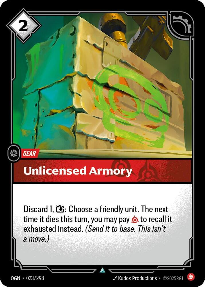 Unlicensed Armory Foil