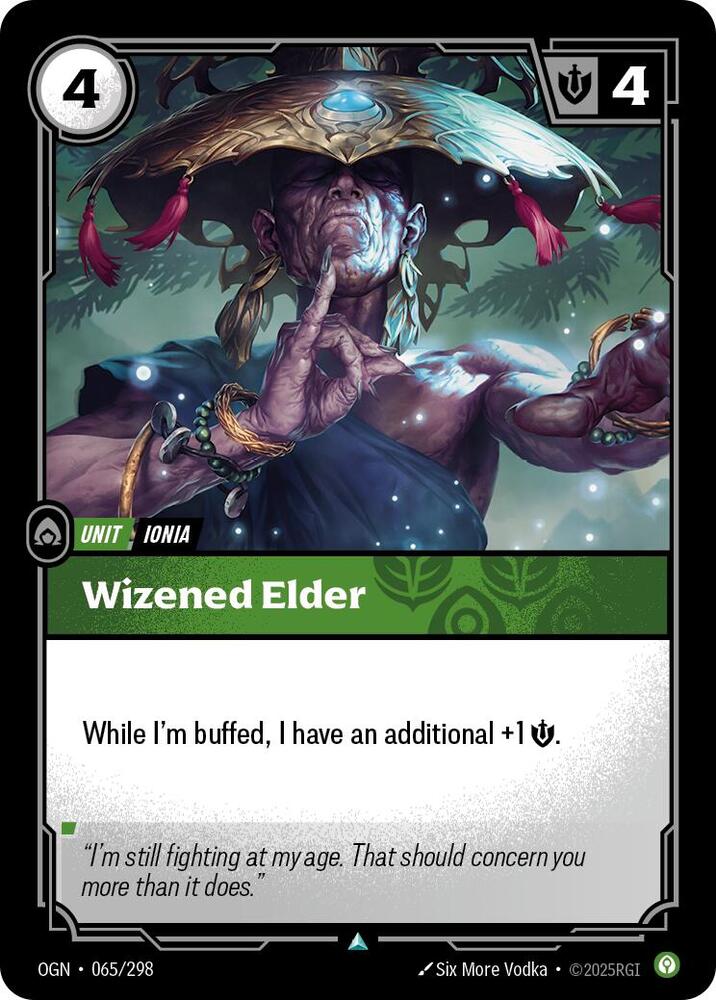 Wizened Elder Foil