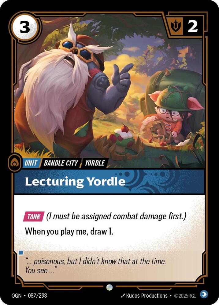 Lecturing Yordle Foil