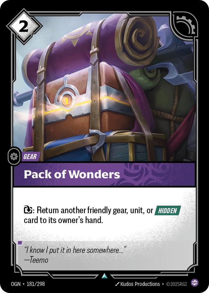 Pack of Wonders Foil