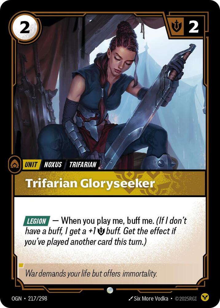 Trifarian Gloryseeker Foil