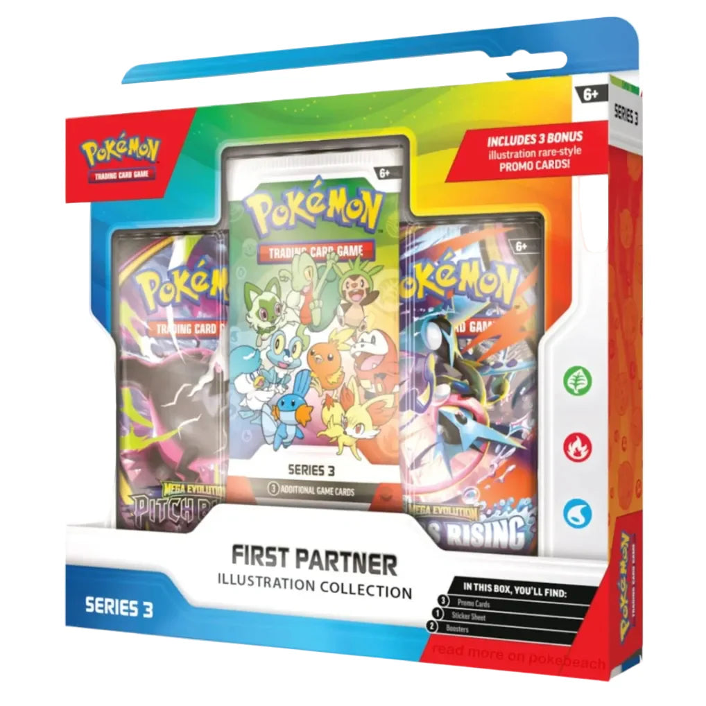 PREVENTA Pokemon TCG: First Partner Illustration Collection (Q3 2026) English
