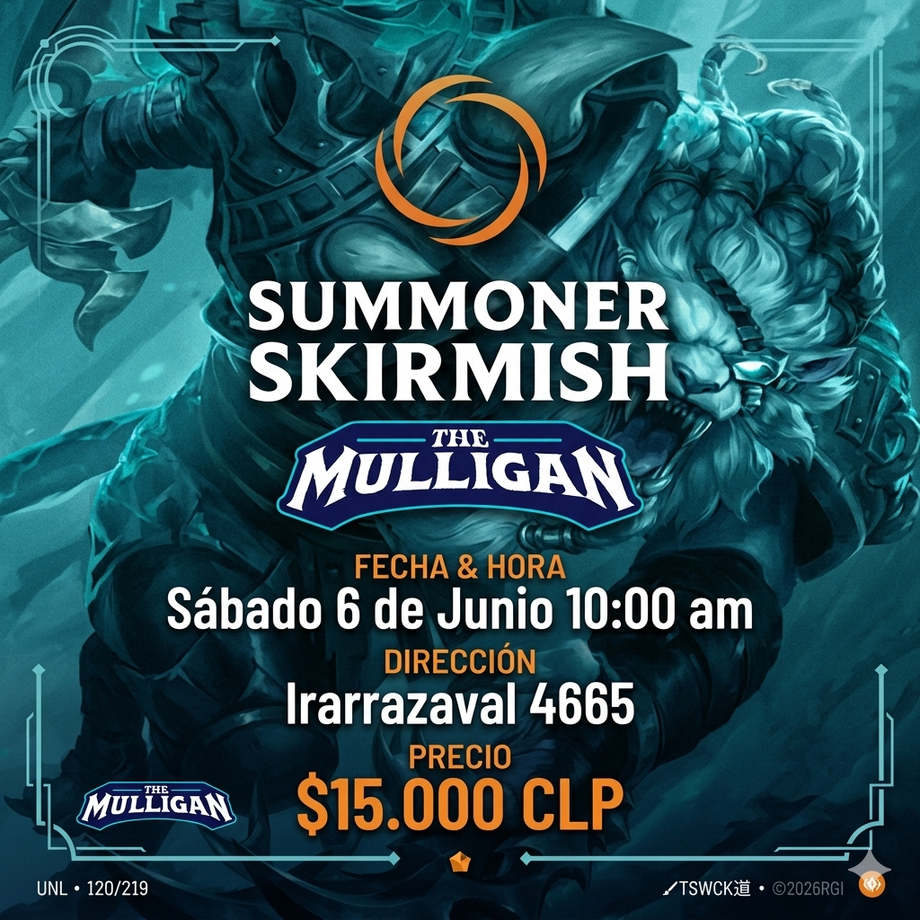 Riftbound: Skirmish Junio (2026) - Sábado 6 - 10:00