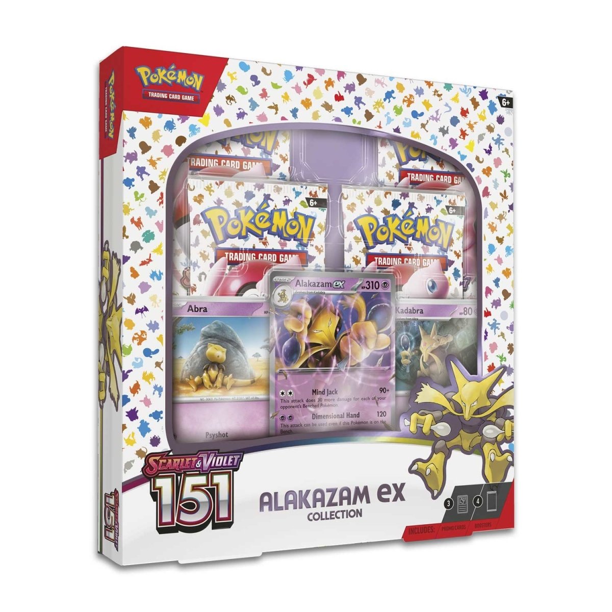 Pokemon TCG: 151 Alakazam ex Collection Box - Ingles