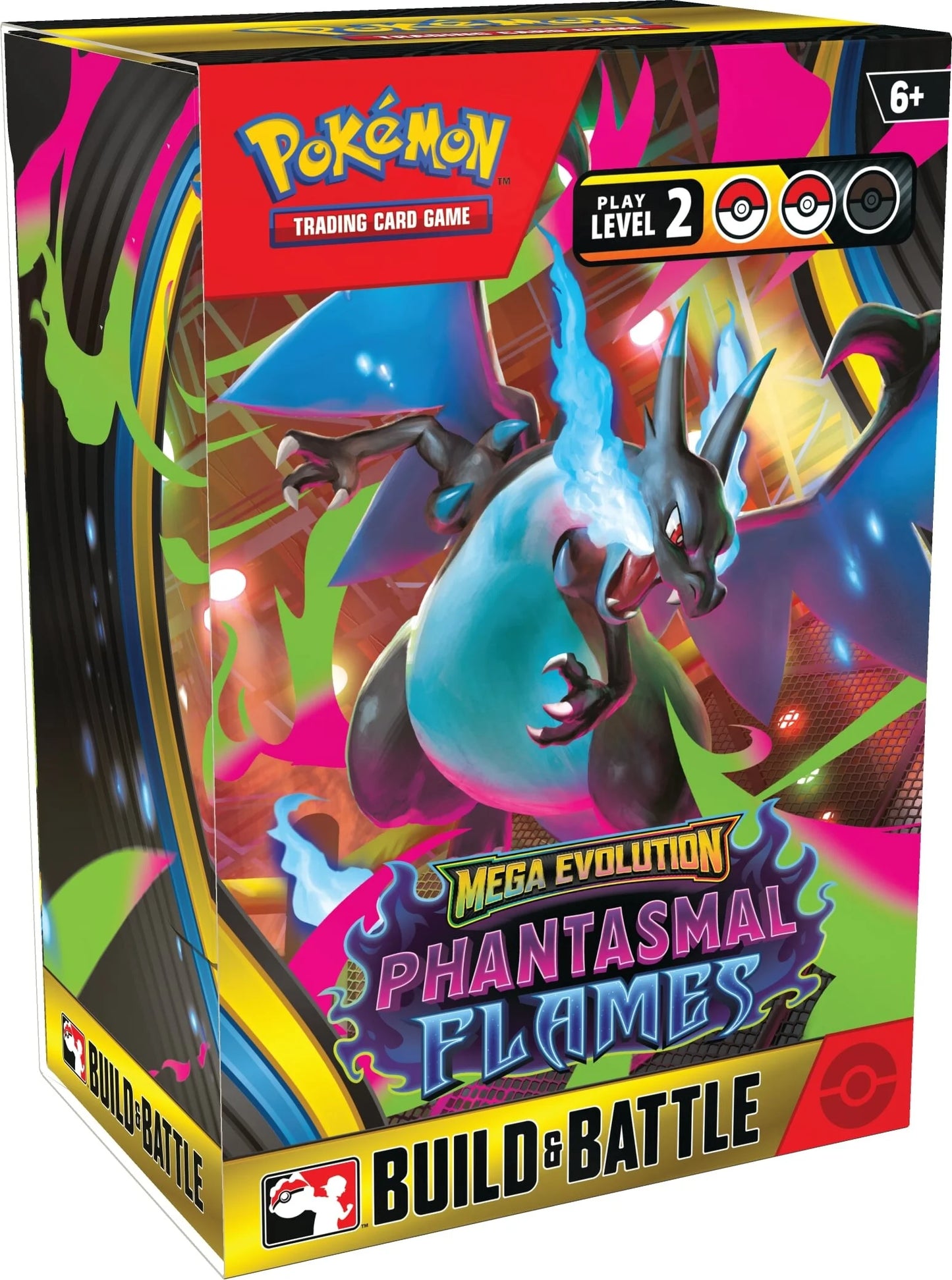 Pokemon TCG: Phantasmal Flames - Kit + (2 booster adicional) ESP