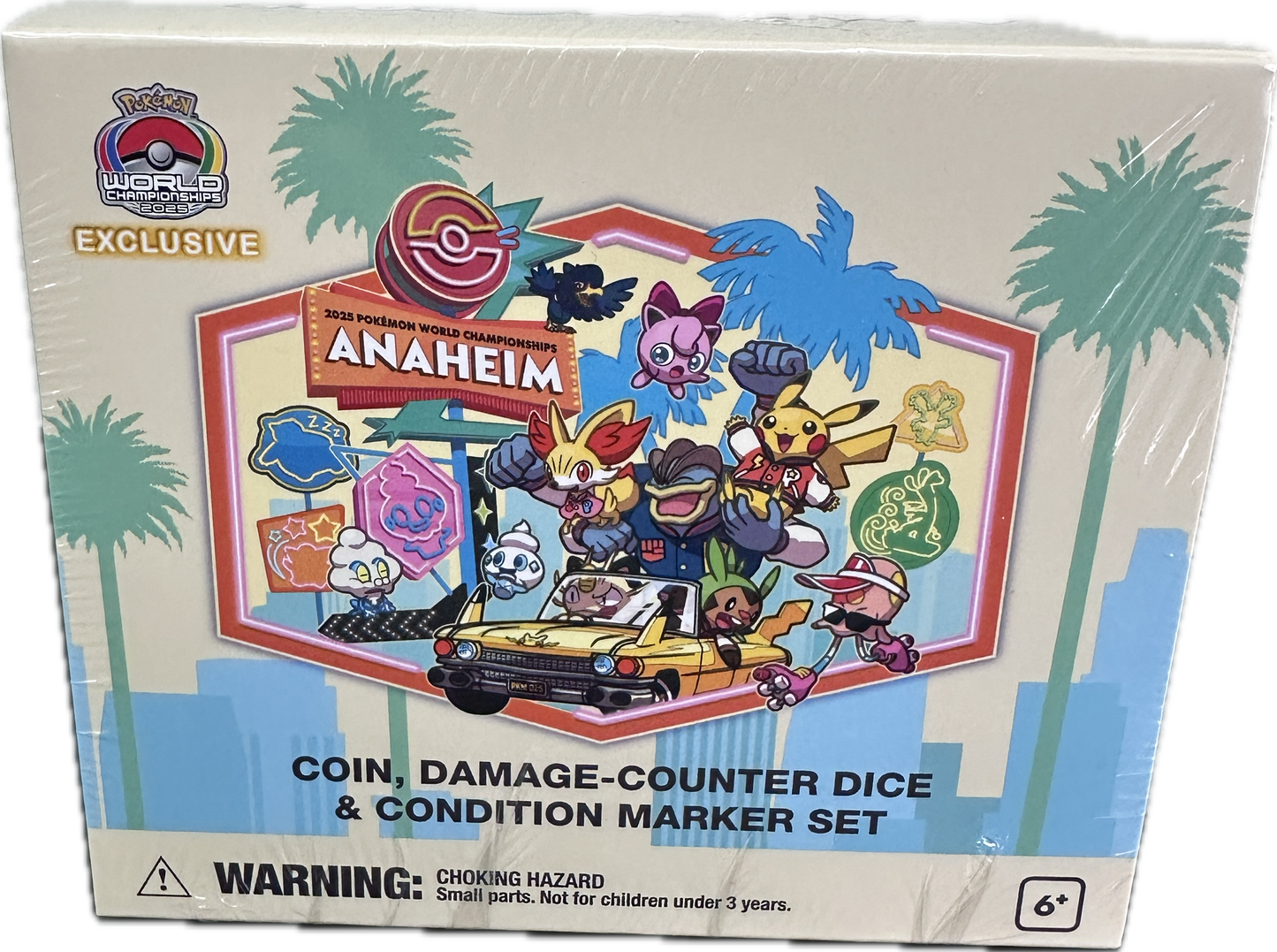 Pokemon TCG: WC25 - Coin, damage-counter Dice & Condition Market Set