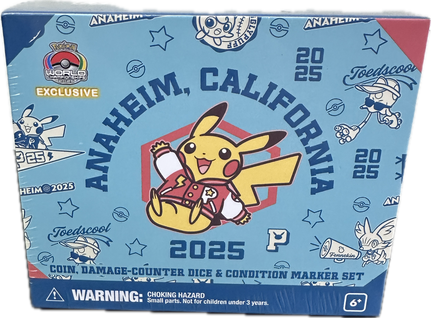Pokemon TCG: WC25 - Coin, damage-counter Dice & Condition Market Set