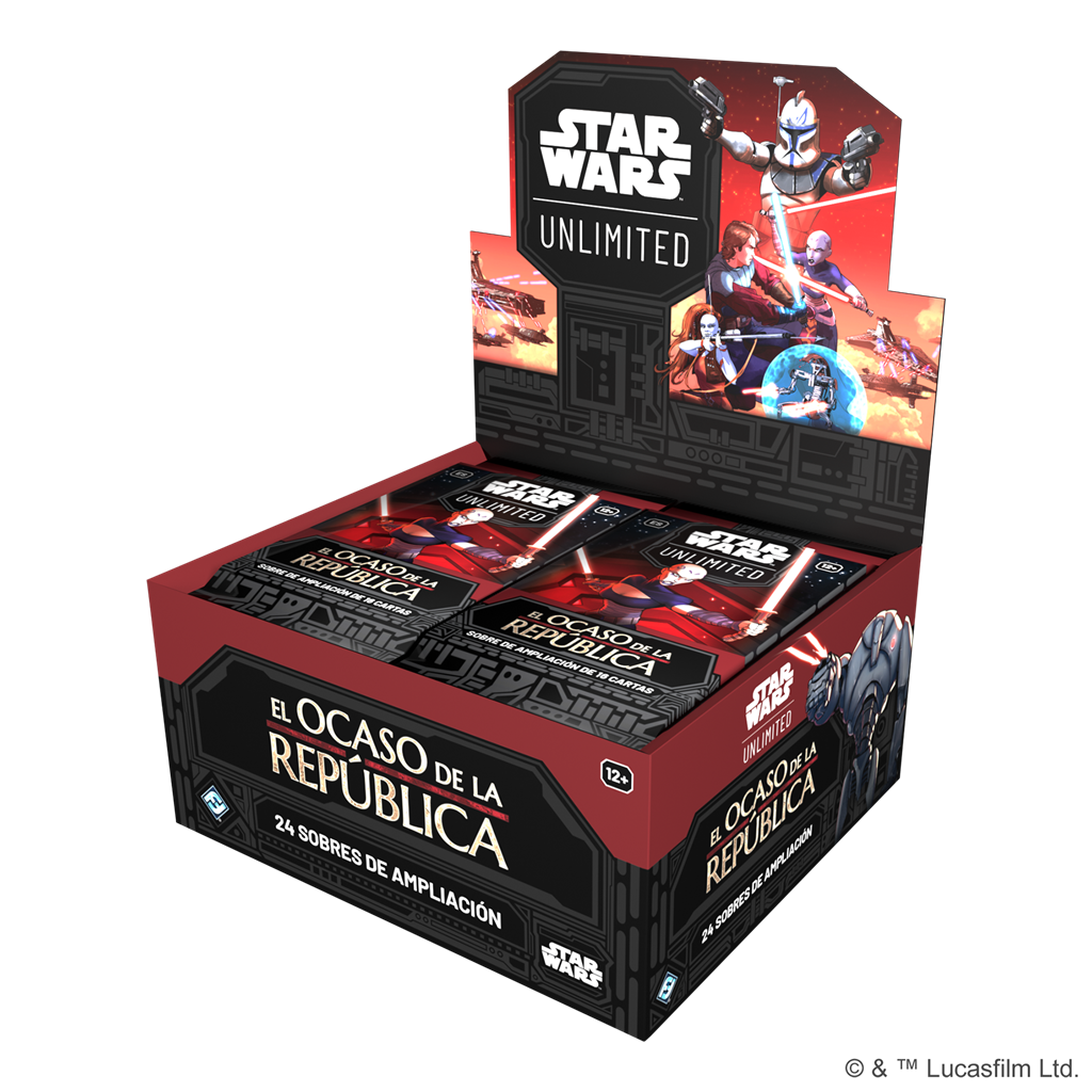 STAR WARS UNLIMITED: Twilight of the Republic Booster Display