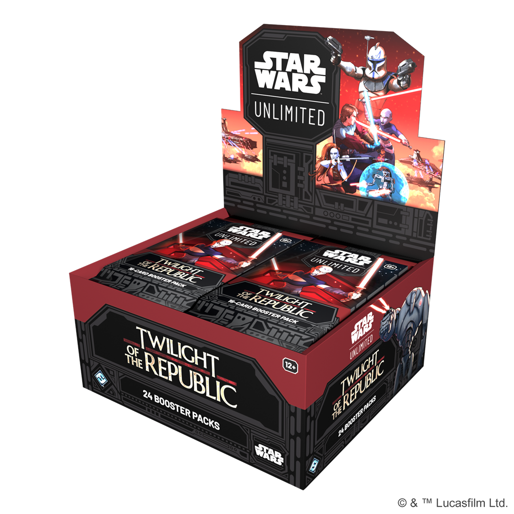 STAR WARS UNLIMITED: Twilight of the Republic Booster Display