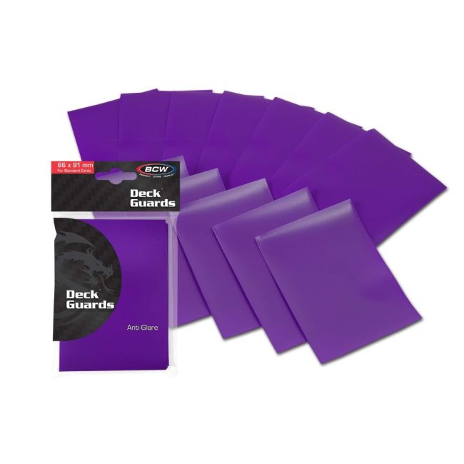 BCW: DECK GUARD MATTE SLEEVES | Glossy | 50 sleeves