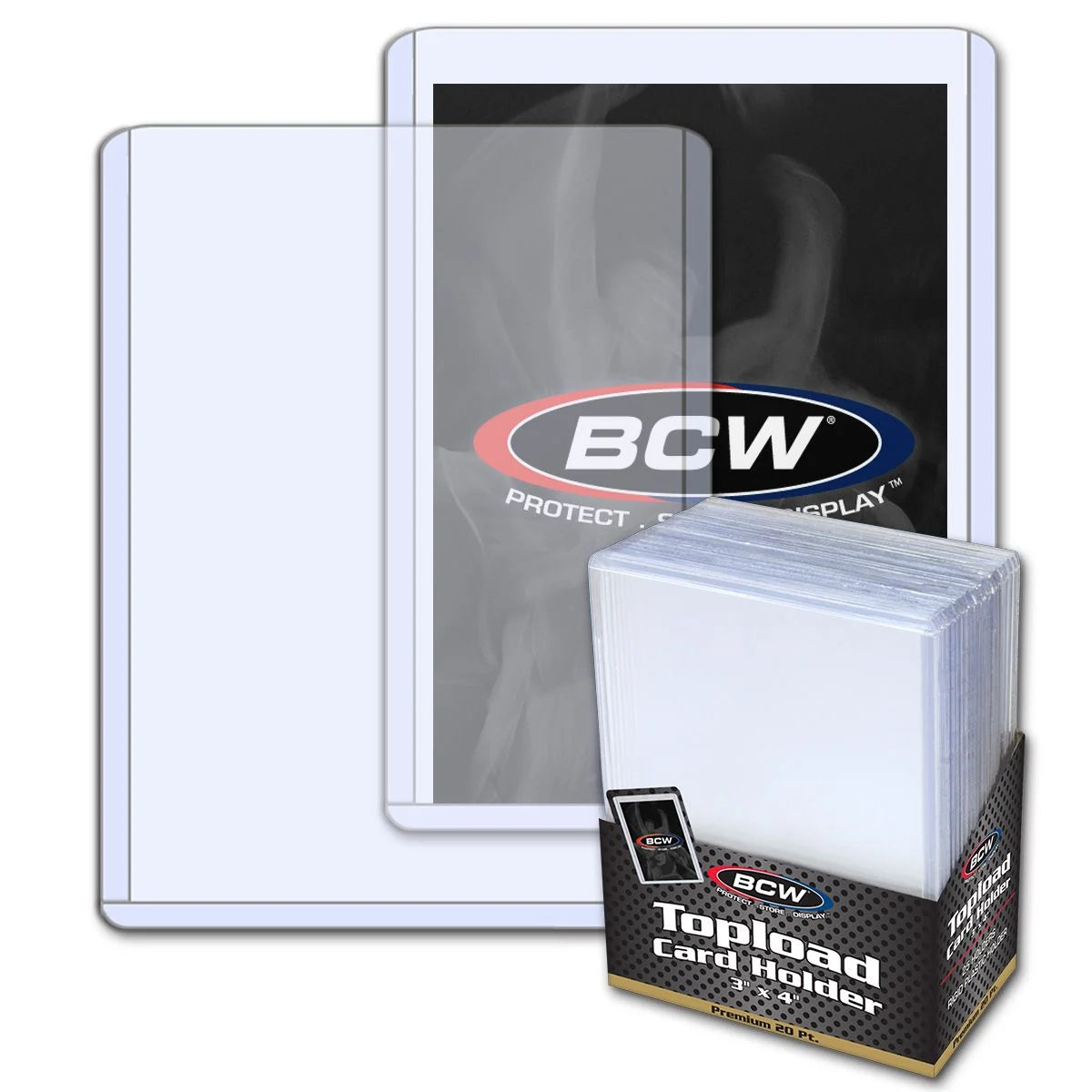 BCW: 3 X 4 TOPLOAD CARD HOLDER PACK | Unidad