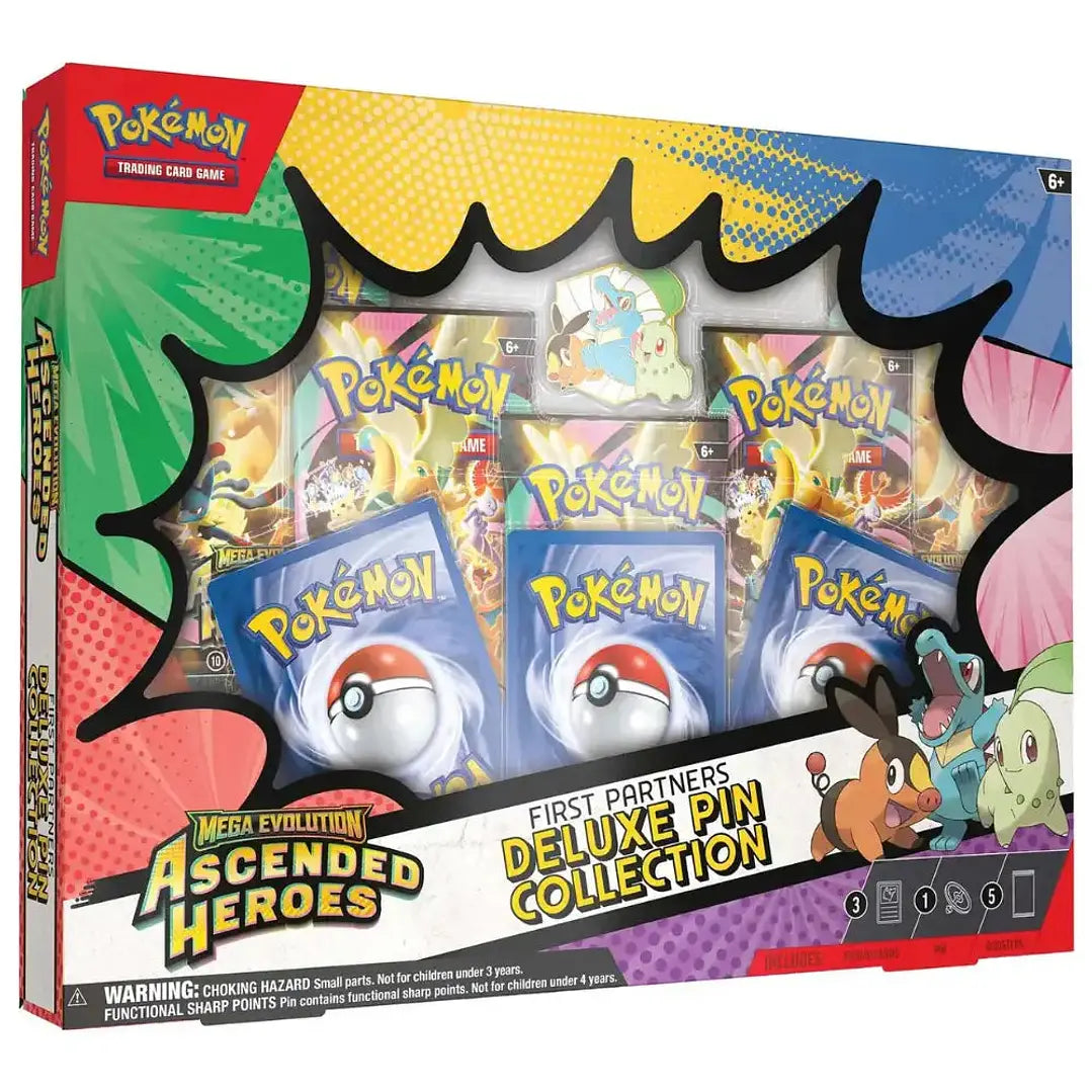 Pokemon TCG: Ascended Heroes First Partners Deluxe Pin Collection ING