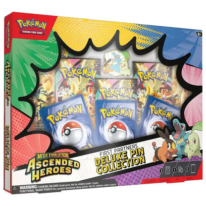 Pokemon TCG: Ascended Heroes First Partners Deluxe Pin Collection ING