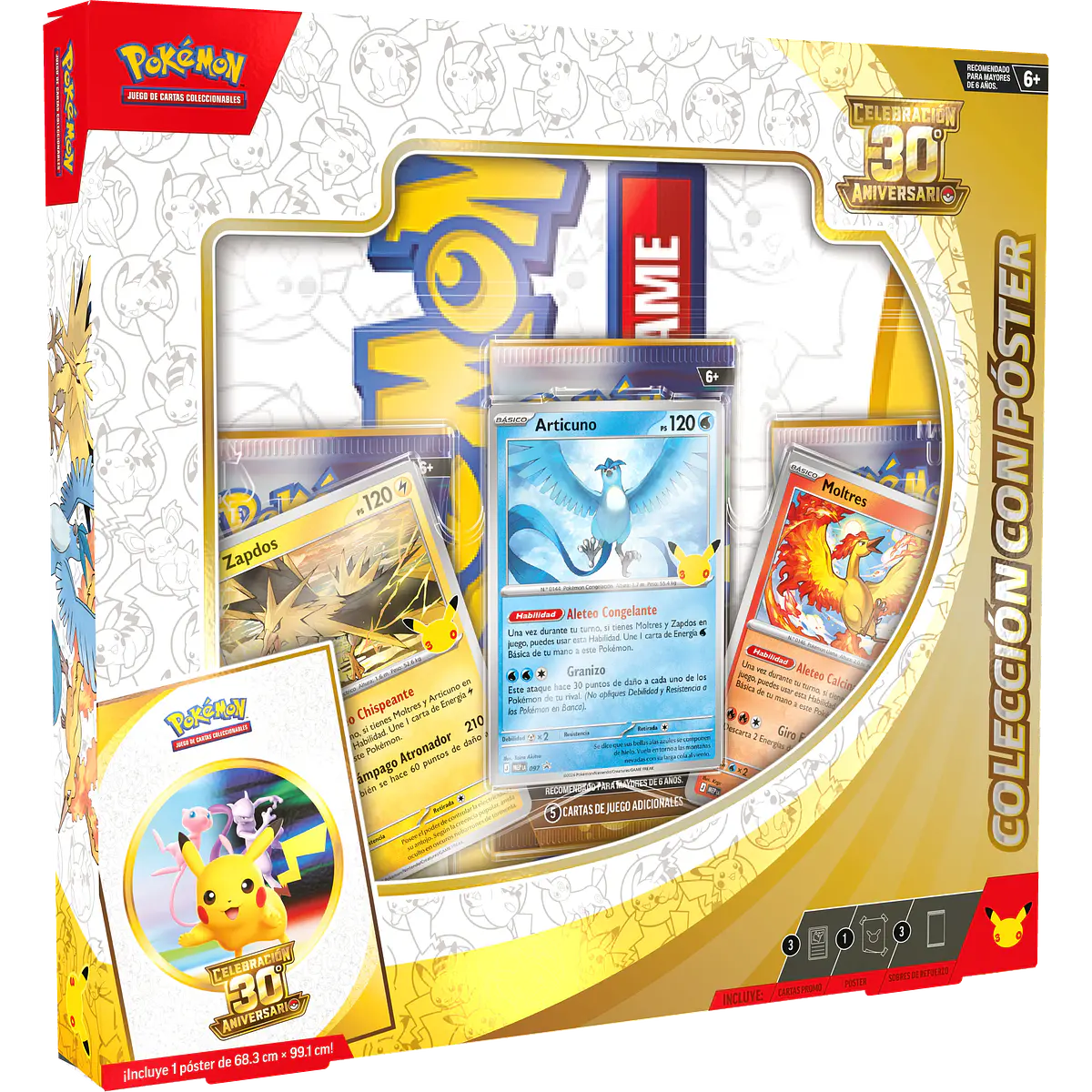 Pokemon TCG: 30th Celebration - Poster Collection Español