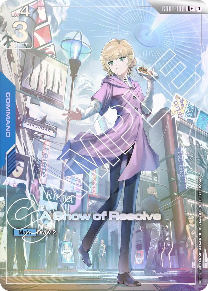 A Show of Resolve (U+)