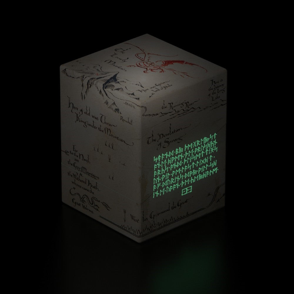 Ultimate Guard: Deck Case- RTE Boulder 100+ The Hobbit- Thror's Map (Glow in the Dark)