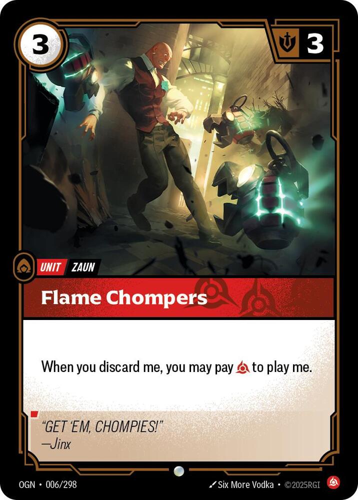 Flame Chompers Foil