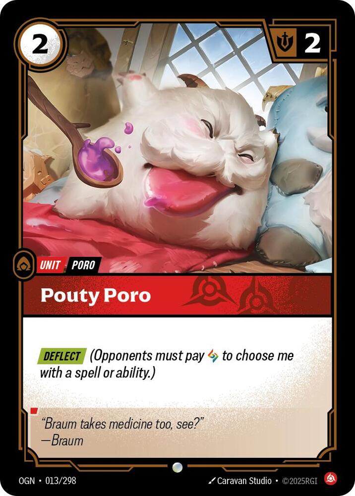 Pouty Poro Foil