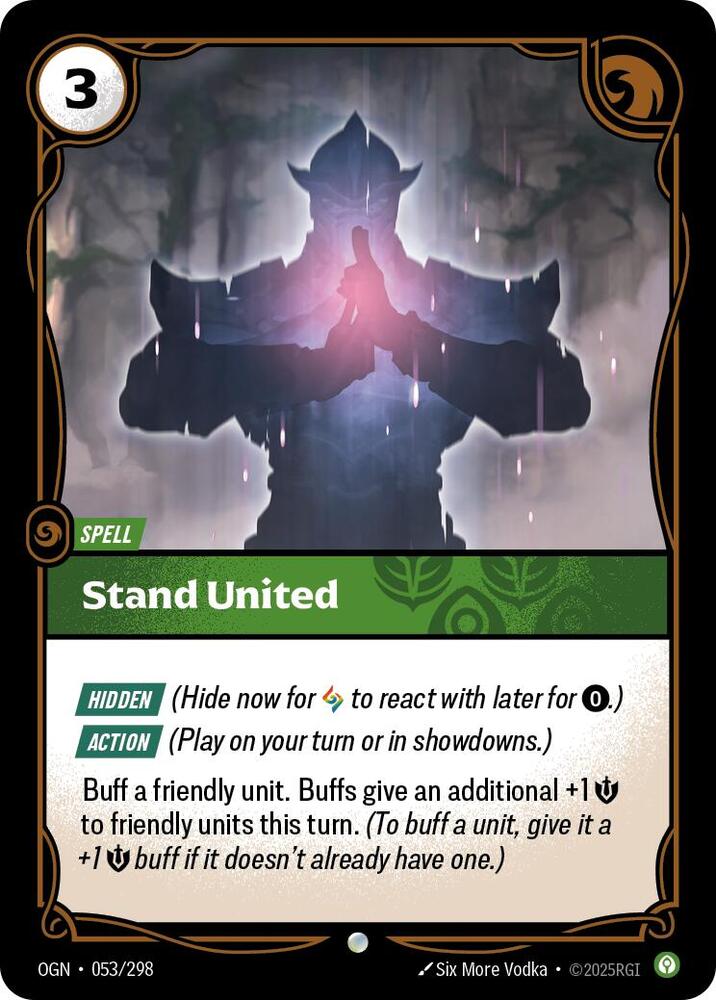 Stand United Foil