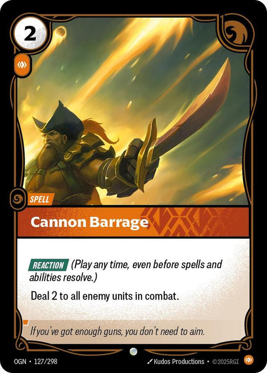 Cannon Barrage Foil