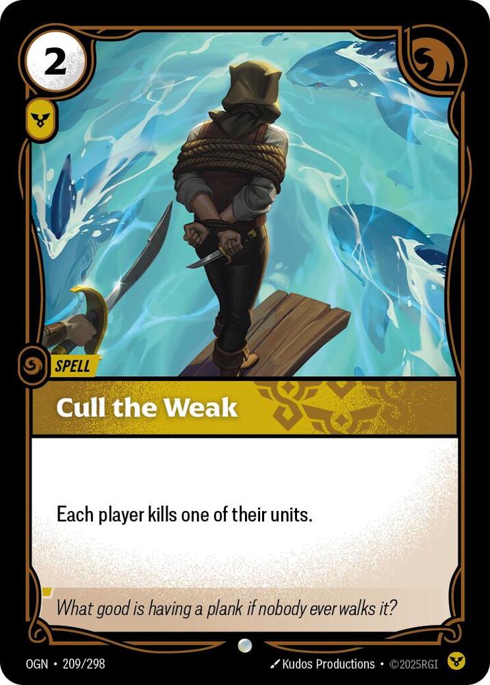 Cull the Weak Foil