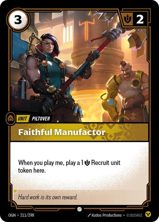 Faithful Manufactor Foil