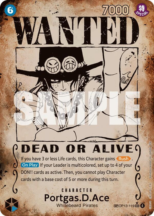 Portgas.D.Ace (119) (Wanted Poster)