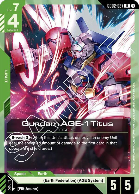 Gundam AGE-1 Titus (GD02-027)
