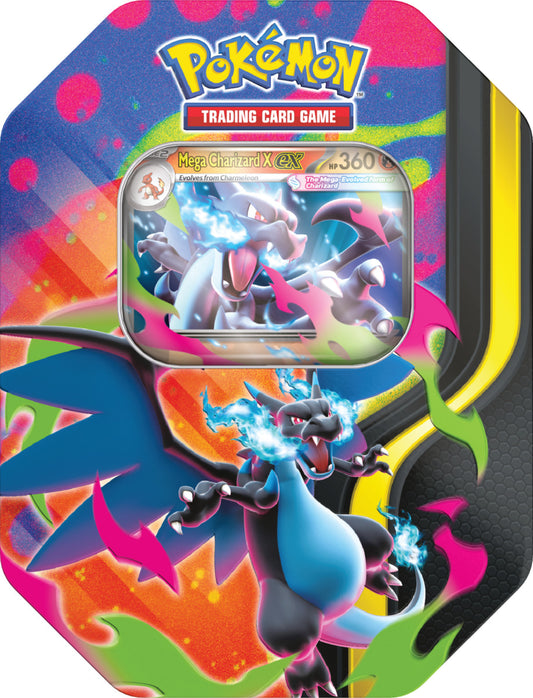 Pokemon TCG:Mega Charizard Tin INGLES