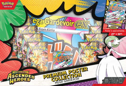 [PREVENTA] Pokemon TCG: Ascended Heroes Premium Poster Collection EN - Gardevoir