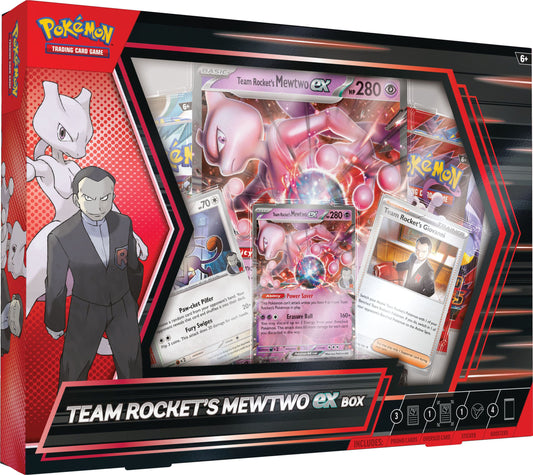 Pokemon TCG: Team Rocket's Mewtwo Ex Box - PREVENTA