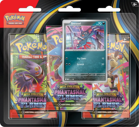 Pokemon TCG:  Phantasmal Flames - 3-Pack Blister