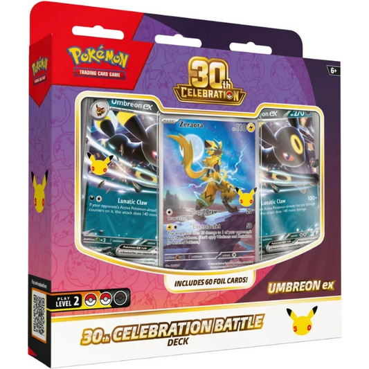 [PREVENTA] Pokemon TCG: 30th Celebration - Battle Deck English - Umbreon Ex