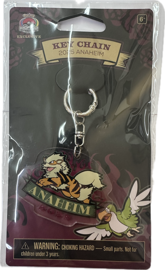 Pokemon TCG: WC25 - Arcanine Acrylic Keychain