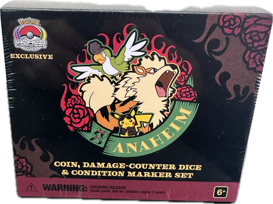 Pokemon TCG: WC25 - Coin, damage-counter Dice & Condition Market Set