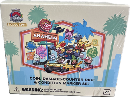 Pokemon TCG: WC25 - Coin, damage-counter Dice & Condition Market Set