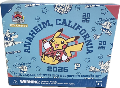 Pokemon TCG: WC25 - Coin, damage-counter Dice & Condition Market Set