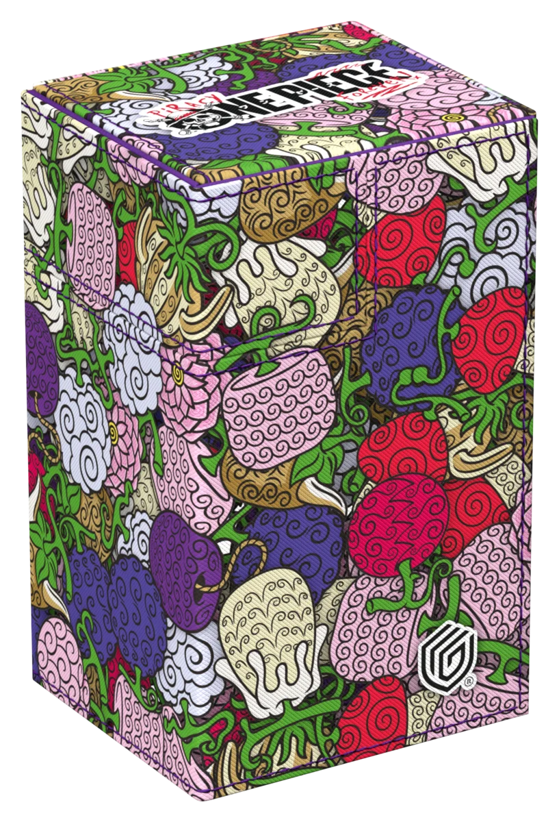 Deck Case: Flip'n'Tray 80+ Xenoskin Netflix- One Piece- Devilfruit Pattern