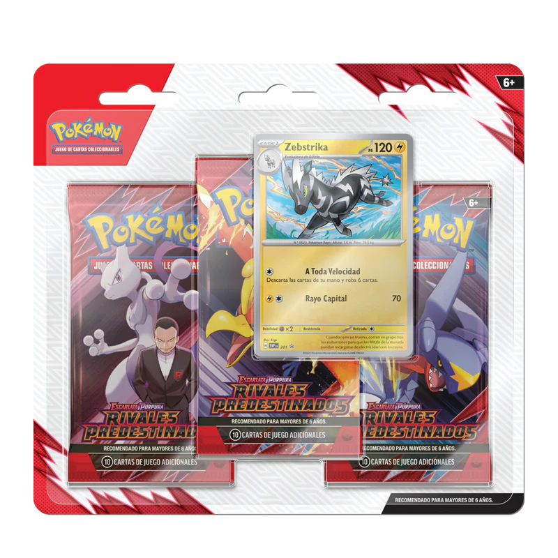 Pokemon TCG: Destined Rivals - 3-Pack Blister