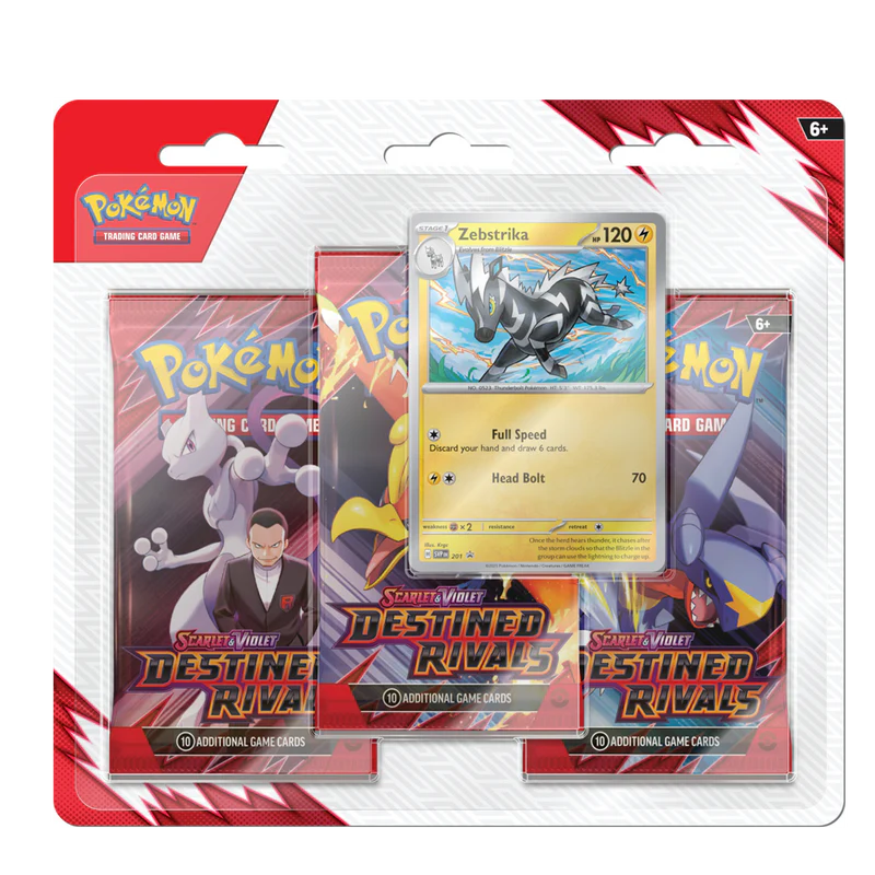 Pokemon TCG: Destined Rivals - 3-Pack Blister