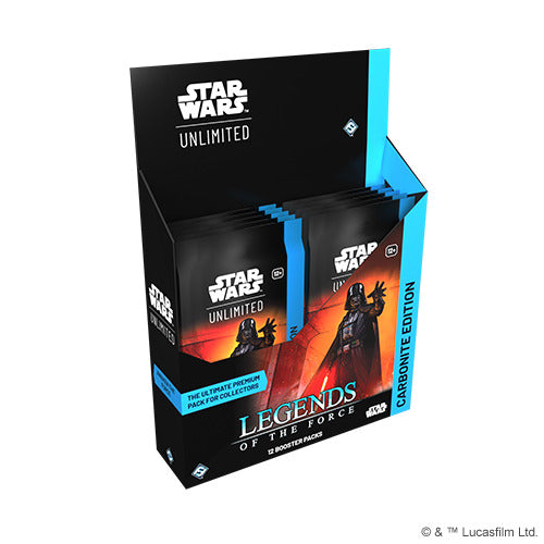 STAR WARS UNLIMITED - Legends Of The Force CARBONITE Booster Display ING [PREVENTA]
