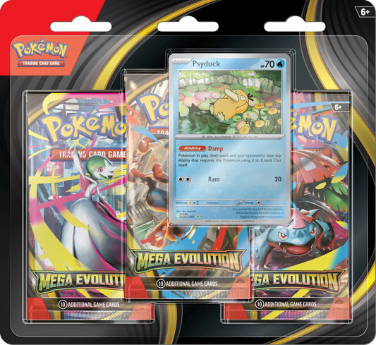 Pokemon TCG: Mega Evolution - 3-Pack Blister