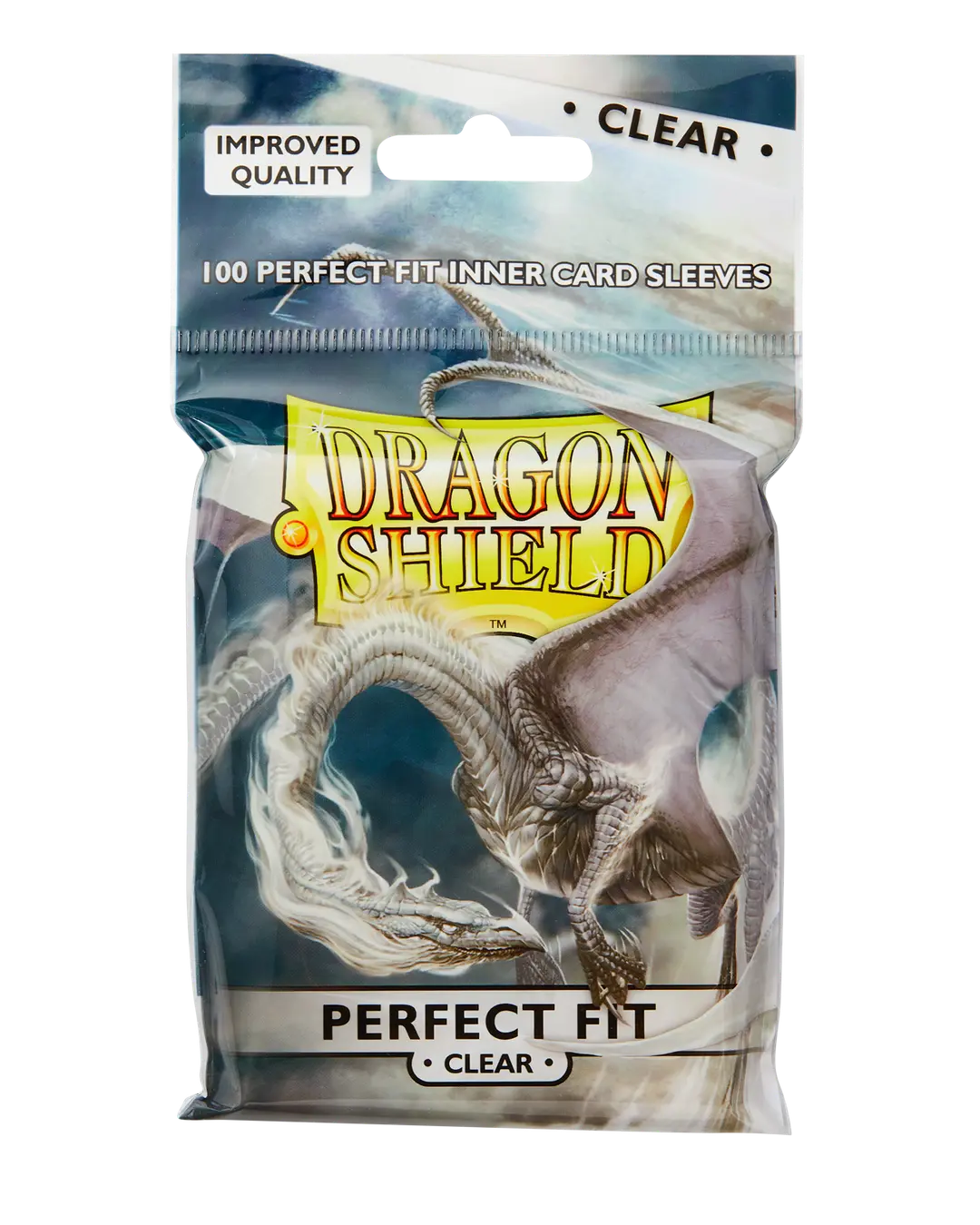 Dragon Shield - Toploading Perfect Fit Sleeves Standard Size (100) - Color: Clear