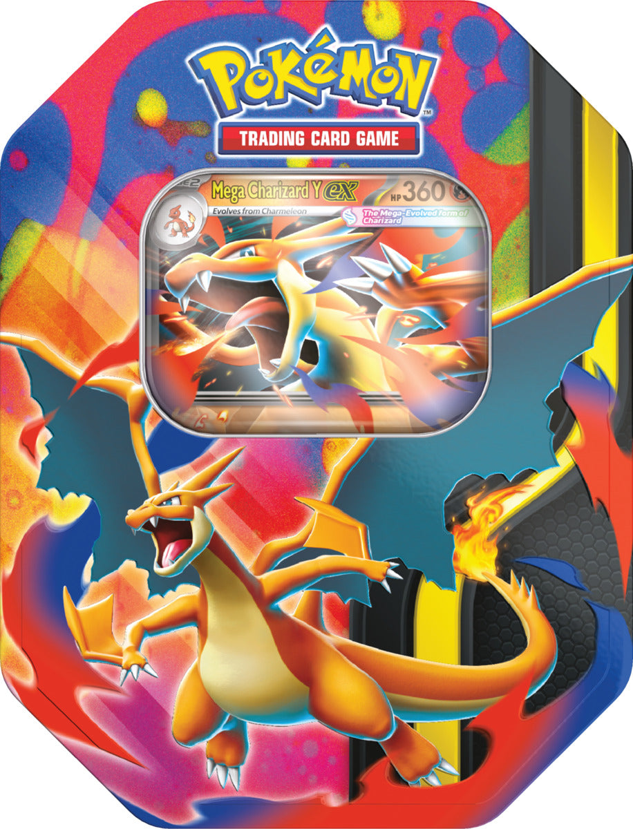 Pokemon TCG:Mega Charizard Tin INGLES
