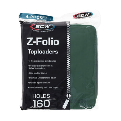 BCW: Z-FOLIO 4-POCKET LX ALBUM - TOPLOADERS