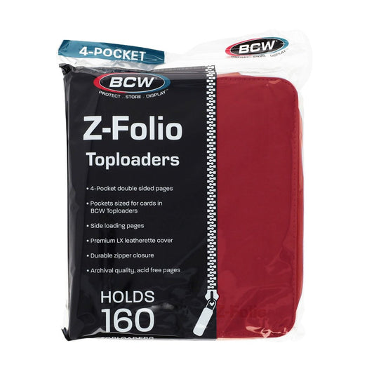 BCW: Z-FOLIO 4-POCKET LX ALBUM - TOPLOADERS